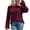 Red, variant on Odeerbi Women Sweater 2025 Casual Comfortable Sweater Trendy Solid Pullover Long Sleeve Round Neck Sweater Black