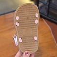 thumbnail image 6 of Weebloom Kids Toddler Girl Sandals Fashion Flip Flops Non- Rubber Soles Fasteners Hook & Loop Summer Shoes Beach Walking Sandal, 6 of 7