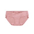 thumbnail image 3 of PULLIMORE 3 Pcs Womens Maternity Underwear Under Bump Cotton V-Waist Pregnancy Panties (2XL, Pink), 3 of 10