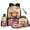 Boho Highland Cow, variant on Yuyamidu Hunting Camo Backpack Set with Lunch Box, Water Bottle Pouch, Pencil Case & Keychain, 17 Inch Lightweight Sturdy School Bookbag Set for Kids 8-12, 3rd-6th Grade, Back to School Supplies