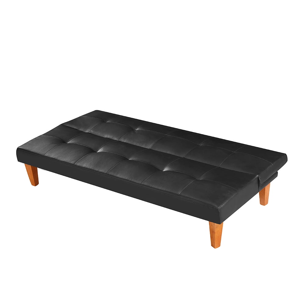 Kepooman Home PU Leather Convertible Folding Loveseat for Living Room, 68.11" * 29.53" * 27.95", Black Kepooman Home PU Leather Convertible Folding Loveseat for Living Room, 68.11" * 29.53" * 27.95", Black