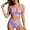 C529/Purple, variant on XIYON Womens Bikini Sets Women Two Piece Bathing Suits Push Up Bikini Set Swimsuit Swimwear Beach Outfits Classic