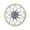 Blue, variant on Wooden Farmhouse Wall Decor 11.81x11.81inch Round Hanging Decoration for Bedroom Home Living Room Kitchen Office Decor (Blue)
