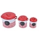 thumbnail image 2 of Contenedores de Almacenamiento Ticfox Juego de 3 Recipientes Gran Capacidad Rojo y Blanco, 2 of 14