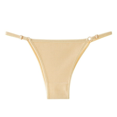 1Pc Women s Thong Adjustable Buckle Comfort Panties Sexy Striped Seamless Underwear Winter Warm G-string Women Sexy Lingerie