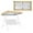 Beige, variant on Patio Swing Canopy Waterproof Top Covers 84''x 48'', Replacement Canopy Cover for Swing Chair Awning Glider 2/3-Seater, Outdoor Garden Furniture Covers All Weather Protection
