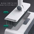 thumbnail image 6 of YIMWNYI 3-in-1 Broom and Dustpan Set with Stainless Steel Handle, Long Handle for Comfortable Sweeping, 180° Rotating Broom Head, Space-Saving Design for Home and Office Cleaning, Hidden Floor Brush, 6 of 9