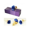 thumbnail image 2 of 24K Romantic Gold Plated Rose Flower Valentine's Day Gift Birthday Flower with Box, 2 of 4