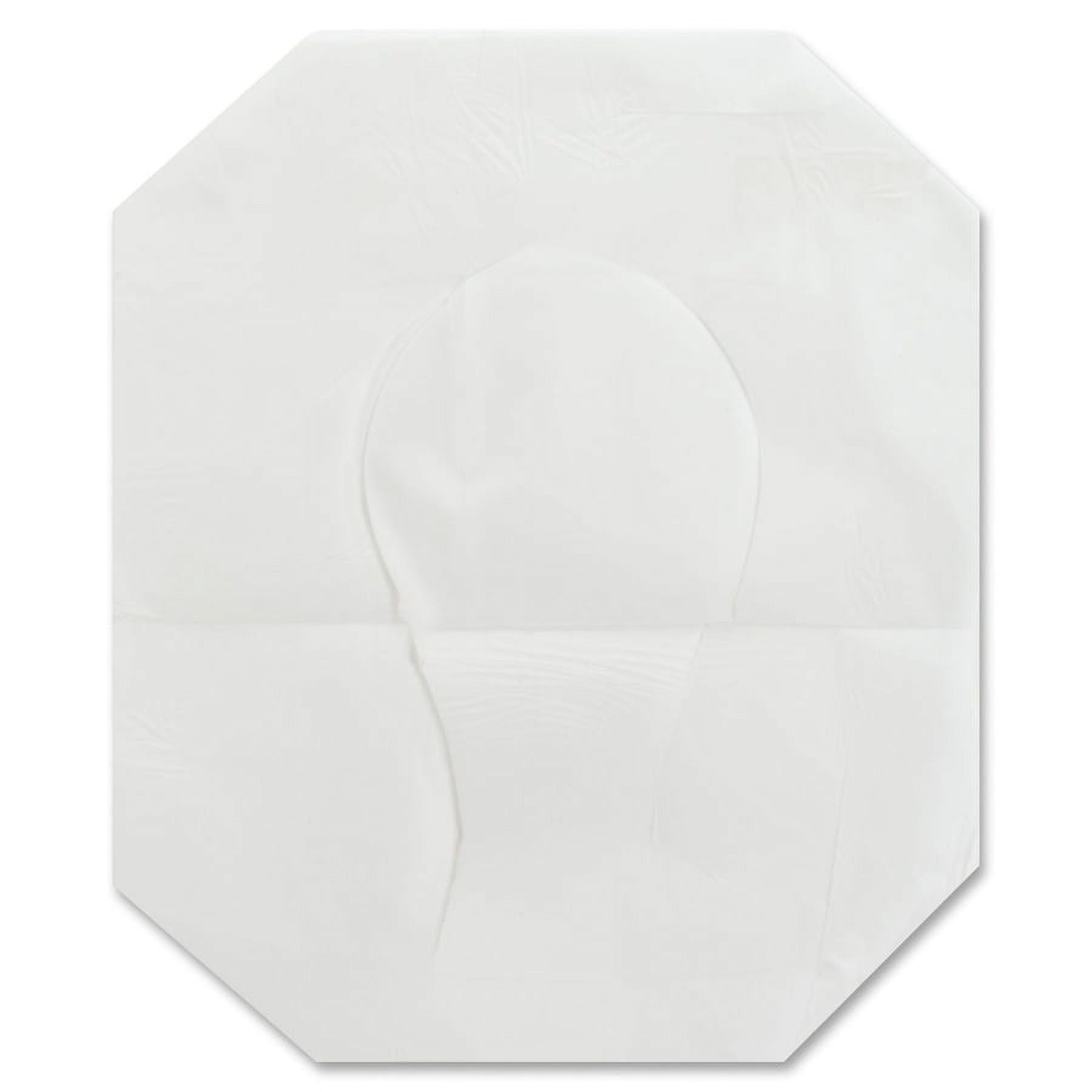 Genuine Joe Toilet Seat Covers - Half-fold - For Public Toilet - 250 / Pack - 20 / Carton - White