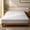 Gray, variant on Cool Silk Fitted Sheet, Solid White Lenzing Textile for Smooth Bare Sleeping, Air Circulating Comfort Linens Solid Color Bedding