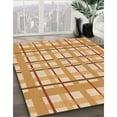 thumbnail image 3 of Ahgly Company Machine Washable Indoor Rectangle Transitional Neon Orange Area Rugs, 2' x 4', 3 of 7