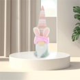 thumbnail image 5 of nvzhuang Easter Gnome Plush Toy Adorable 3D Floral/Bunny Ear Decor Plaid Dwarf Doll Decorations for Party Home Office, 5 of 9