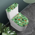 thumbnail image 2 of HELLHERO Charming Halloween Theme Bathroom Seat Covers of Set of 2 Elastic Bottom Toilet Protector Cover Dust-Proof Gift, 2 of 8