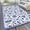 Dark Blue, variant on ZACOO 5'x8' Floral Vine Outdoor Rug, Waterproof UV Resistant Patio Mat for Small Outdoor Space, Orange