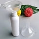 thumbnail image 1 of Embudo pequeño, mini embudos de plástico transparente de 1,9 pulgadas para líquido de llenado de botellas de laboratorio científico, aceites esenciales, perfumes (paquete de 12), 1 of 4