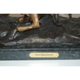 thumbnail image 6 of Nifao Old Dragon by Remington replica Bronze Statue – Home Decor Sculpture, 32"L x 12"W x 13"H, 6 of 11