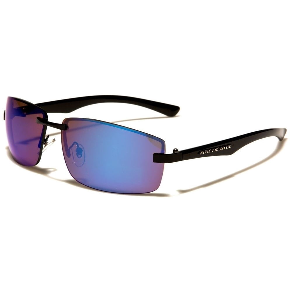 Sport Wrap Hd Night Driving Vision Sunglasses Blue High