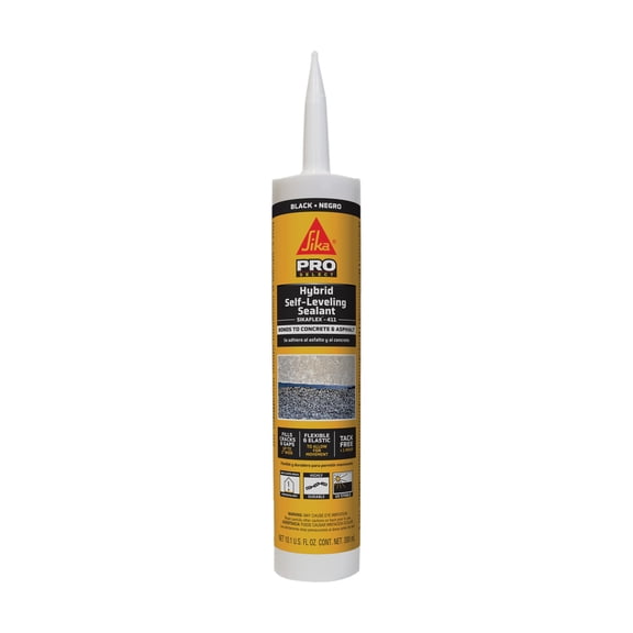 Sika Sikaflex-410 Asphalt Sealant - Self-Leveling, Black - 9 Fl Oz Pack Of 6 — Residential Use, Standard Application