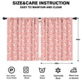 thumbnail image 2 of Blackout Kids Curtains,Pink Cow Heart Pattern Childrens Insulated Curtains Set Of 2,Bedroom Essentials,Toddler Room Decor 42x54in(106x137cm), 2 of 5