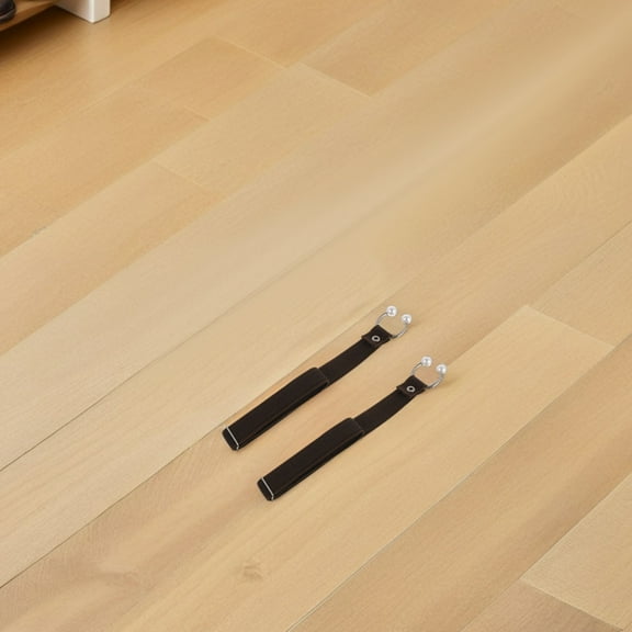 LOLIPPYY 4Pairs Detachable Elastic Shoe Bands Anti Loose High Heel Straps Locking Dark Brown