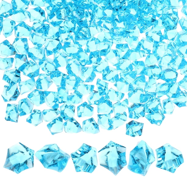 KAKOWELY 1 bolsa de piedras acrílicas de cristal para paisajismo de acuarios, piedras de cristal para paisajismo, piedras de bricolaje para peceras