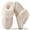 Khaki, variant on BERANMEY Women's Fuzzy Memory Foam Slippers Ultra Plush Warmth Memory-Foam Support & Stylish Cozy Design Non-Slip Rubber Sole Indoor & Outdoor House Slippers for Women Perfect Christmas Gift