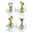 thumbnail image 6 of Mini Vase Magnets for Fridge Cute Tiny Magnetic Glass Vases Refrigerator Accessories Small Plant Pot for Locker Office Kitchen Decoration, 6 of 8