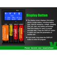 thumbnail image 5 of Cargador de Batería de 4 Ranuras, Carga Rápida de 3 A, Compatible con Pruebas de Capacidad de Batería para Baterías 18650, 26650 y 26500 AA y AAA., 5 of 5