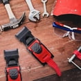 thumbnail image 2 of 3x Plastic Motorcycle Helmet Speed Clip Chin Strap Quick Release Pull Buckle New Black+red, 2 of 5