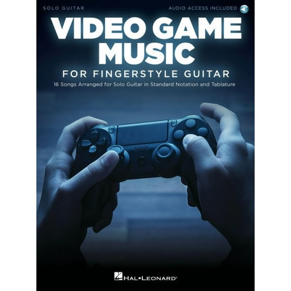 Video Game Music for Fingerstyle Guitar Songbook with Online Audio Demo Tracks (Paperback)