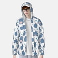 thumbnail image 2 of Gaeub Cute Hippos Men's and Women's UPF 50+ Long-Sleeved Sun Protection Clothing, Fishing Shirt Long Sleeve Zip-XX-Large, 2 of 7