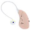 Eva™ by iHEAR®, Small, Low Profile Digital Hearing Aid, Designed for Women (Right Ear, Petite Clear Wire, Gray)