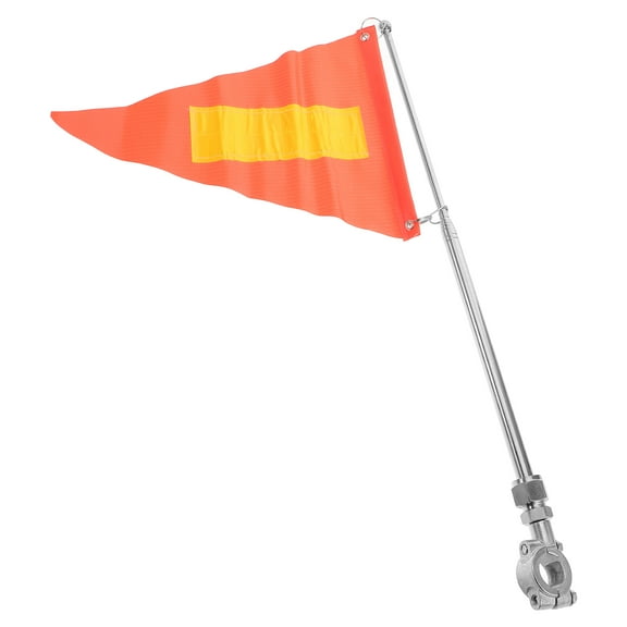 Reflective Bike Safety Flag with Pole or Bicycles Motorcycles Stroller and Wheelchairs Go Kart Flag Bike Flag Pole Flag