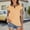 Yellow, variant on Women Plus Size T-Shirt Blouse Sawvnm Women's Fashion Solid Color Round Neck Underwaist Comfortable Loose T-shirt Short Sleeve Blouse Casual Tops for Women Yellow XXL