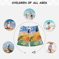 thumbnail image 6 of FORMRS Boys Swim Trunks Quick Dry Mesh Liner Boardshorts Sizes XS-XL, Colorful Landscape, 6 of 7