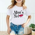 thumbnail image 2 of MEZZALL Kids Girls Cute Graphic Cartoon T-Shirts Round Neck Short Sleeve Tee Summer Casual T Shirt Tee Versatile Baby Toddler Dailywear, 2 of 5