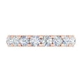 thumbnail image 3 of 1 1/2 Carat Diamond Wedding Band Ring in 14K Rose Gold (Ring Size 4.75) (SI1-SI2 Clarity), 3 of 4