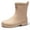 Khaki, variant on Women Rain Boots Ankle Rain Boots Waterproof Non- Casual Shoes Short Rain Boots Wide Calf For Gardening Outdoor Work And Everyday Wear Rain Boots