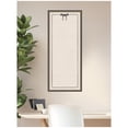 thumbnail image 2 of Kate and Laurel Framed Fabric Pinboard 17 x 41,  Printed Linen Decorative Bulletin Board for Use as a Vision Board or Wall Organization, Matinee Black Bronze Frame, 2 of 8