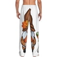 thumbnail image 2 of Bixox Men's Gnomes In Autumn Patterned Pajama Pants with Pockets Lounge Clothes for Home, 2 of 5