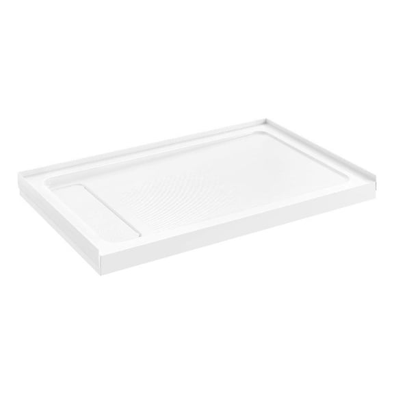 OVE 48 in. W x 32 in. D Reversible Shower Base with Hidden Side Drain