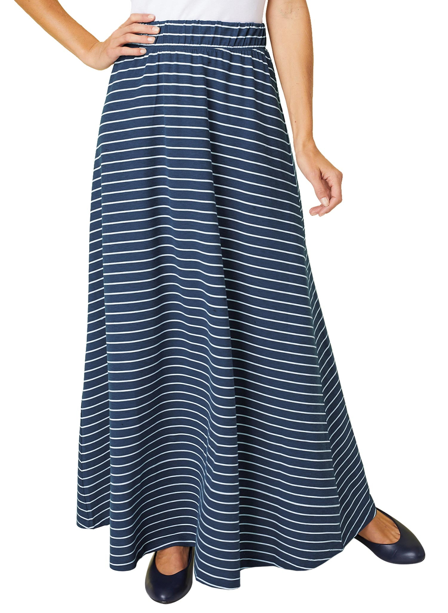 Cotton knit maxi skirt Clearance