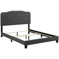 thumbnail image 4 of Modway Amelia Queen Upholstered Polyester Fabric Bed in White Finish, 4 of 7