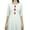 White, variant on Bimba Womens Designer Ethnic Kurti Flared Anarkali Kurta Dress With Tassele