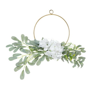Wire Wreath Frame, Green, 17-3/4-Inch