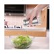 thumbnail image 3 of Stainless Steel Salt and Pepper Shakers with Glass Base, Adjustable, 3 of 3