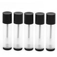 thumbnail image 1 of Unique Bargains 5pcs Plastic Empty DIY Lip Balm Tube Cap Lipstick Case Container Holder 5g Black, 1 of 3
