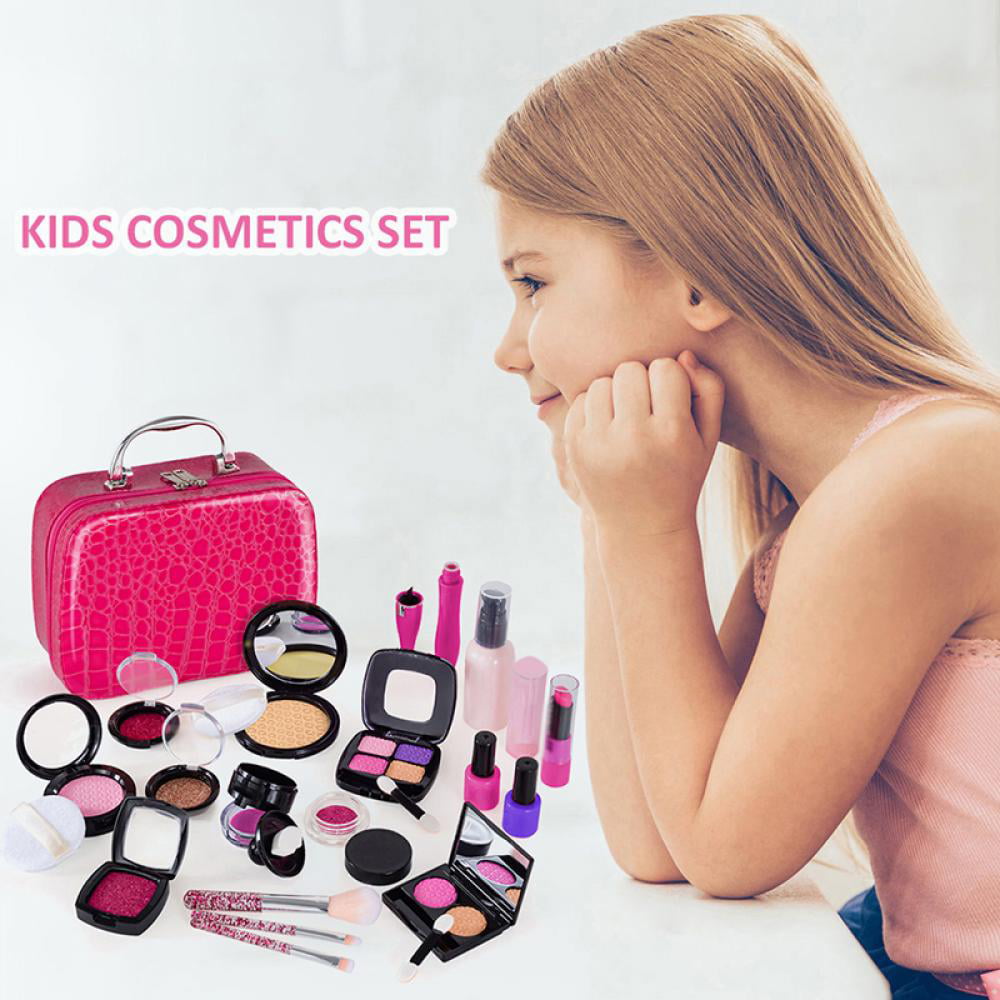 Miyanuby 1Set Kids Toys Makeup Set Girls Dress Up Clothes for Little Girls 9 Year Old Girl Gifts for 8 Year Old Girls Toys for 6 Year Old Girls Gifts