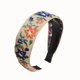 thumbnail image 1 of XXFBJNMD Diademas con bordado de flores con múltiples patrones, estilo bohemio, bordado hecho a mano, diademas anchas de estilo étnico vintage para mujeres, accesorios para el cabello al aire libre (B, 1 of 5