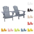 thumbnail image 3 of vidaXL Adirondack Chairs Patio Adirondack Chair with Tea Table Solid Wood Fir, 3 of 25